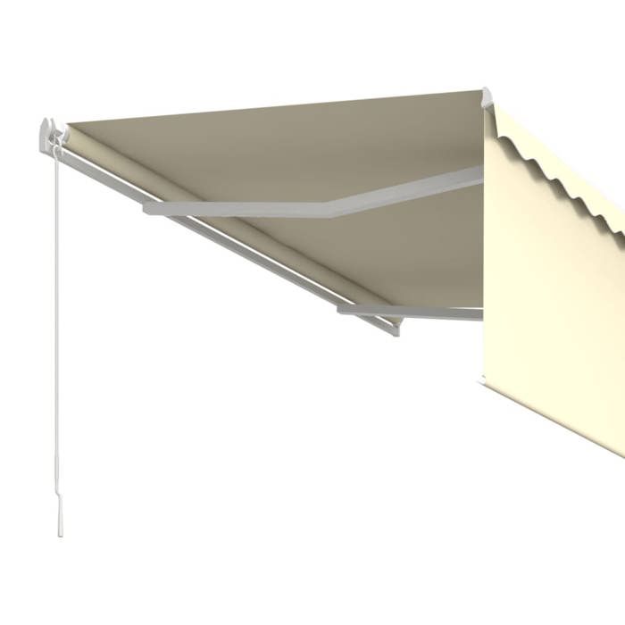 Exclusive House - Manual Retractable Awning with Blind 3.5x2.5 M Cream