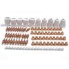100pcs PT31 Extend Plasma Cutter Torch Nozzle Electrodes Nozzles Kit LG40A Accessory Set