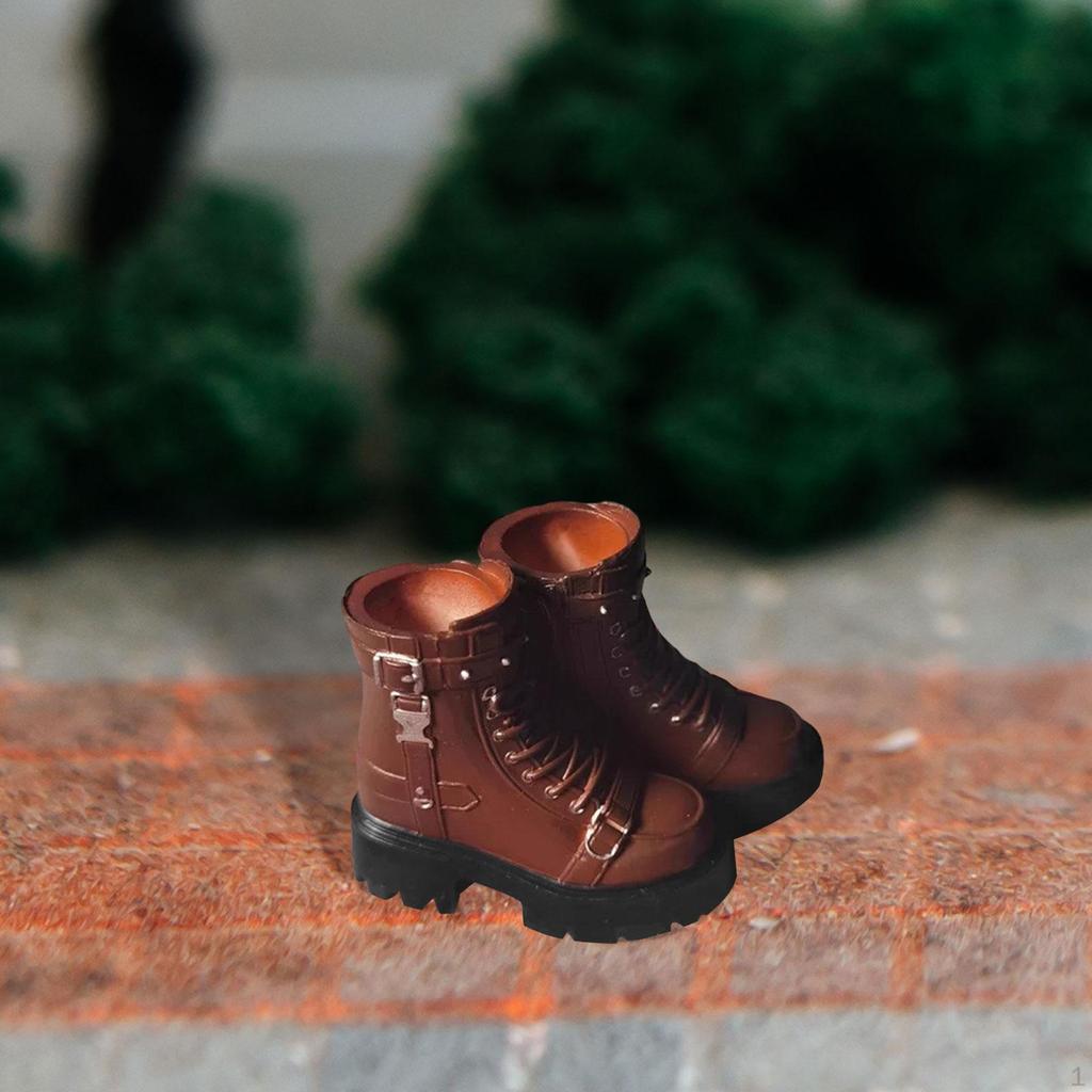 1/6 Aksiyon Figürleri Botlar BJD Ayakkabılar, Moda Çocuklar Yetişkinler Hediyeleri Kendin Yap 30cm Bebek için, 12 inç Kadın