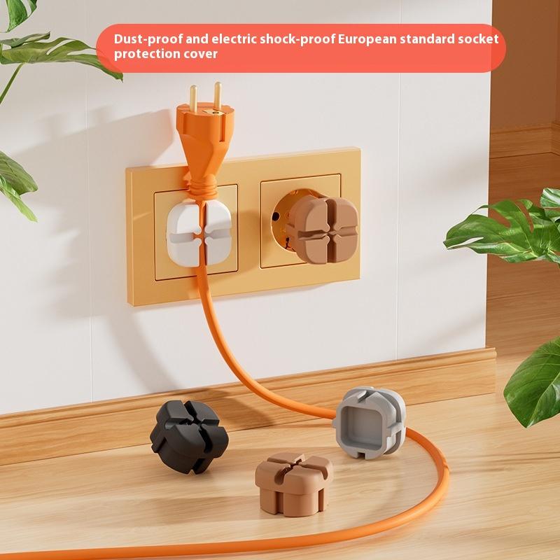 Protecție de Siguranță Electrică pentru Bebeluș Copil din Silicon, Protecție Anti Șoc Electric, Protecție pentru Prize, Standard European