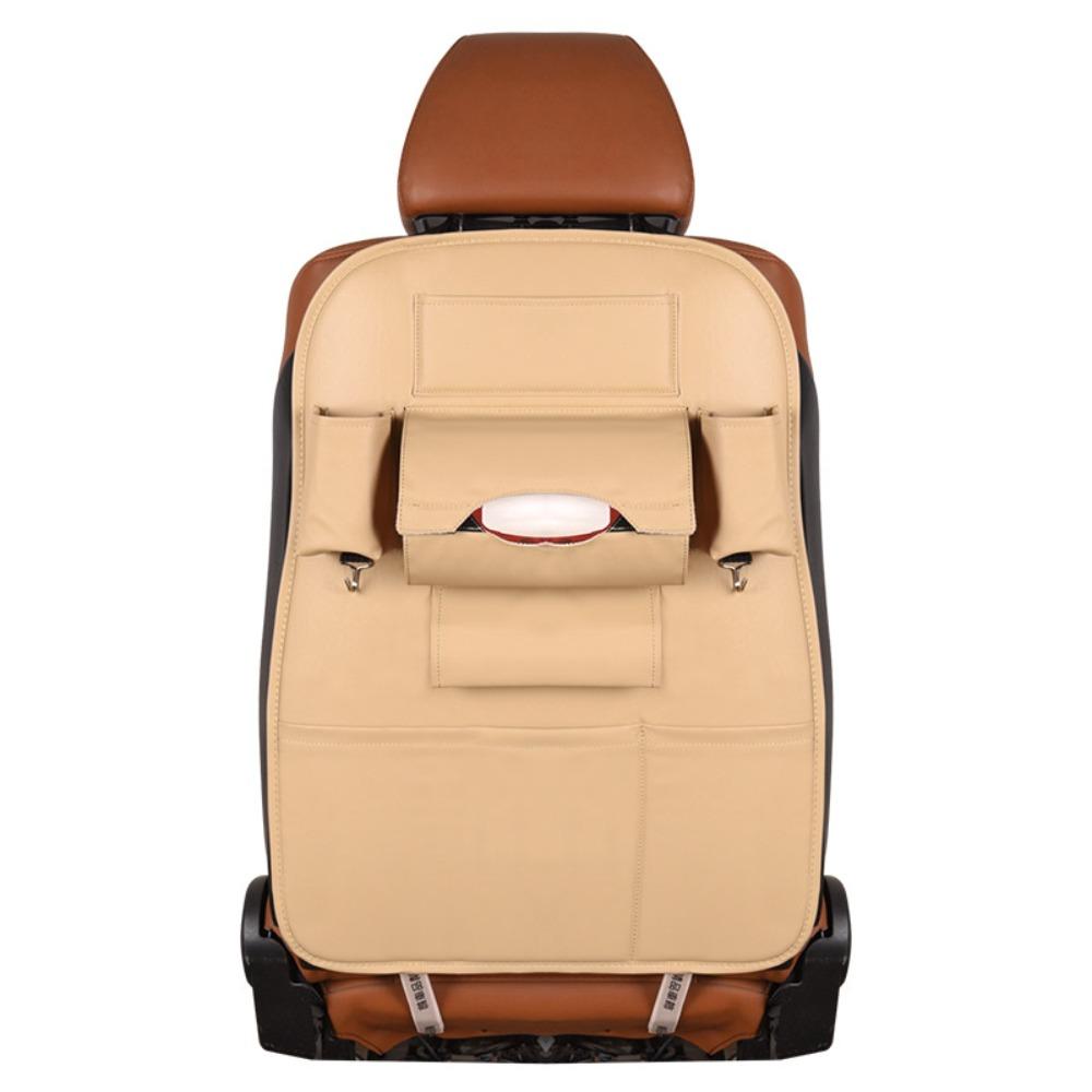 Anti-wear Storage Pockets Multi-functional Protection Pad Car Rear Seat Storage Bags Universal