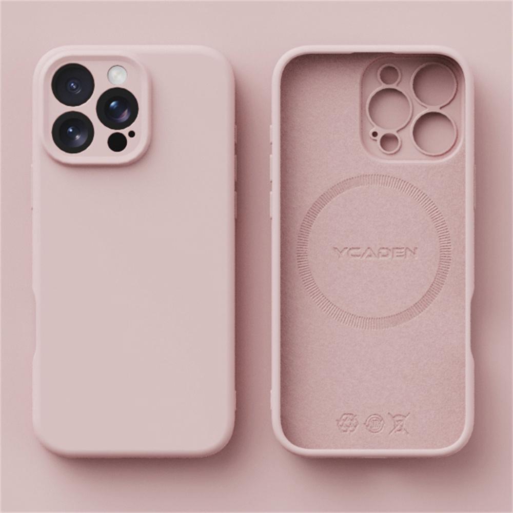 Luxury Silicone Soft Magsafe Case For iPhone 16 15 14 12 11 13 Pro Max 16 Plus 16E Wireless Charge Shockproof Matte Candy Cover
