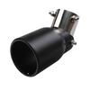 Stainless Steel Exhaust Tip 63mm/3.5"89mm Adjustable Universal Fit for Car SUV Single Rolled Edge Exhaust Pipe Tip with Bolt-On