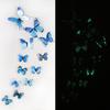 12 X 3D Luminous Butterfly Wall Stickers Home Decor Sticker Kids Bedroom