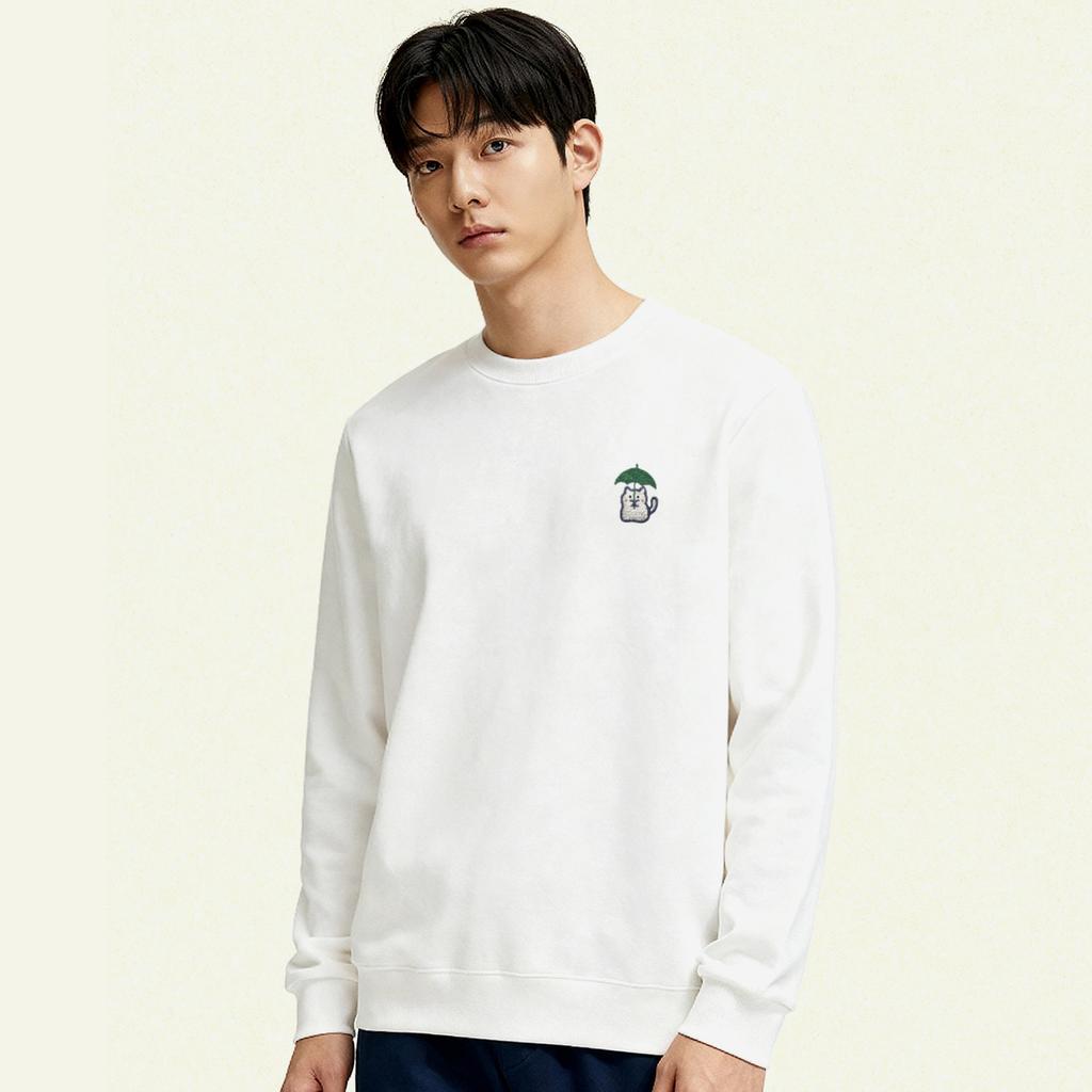 OKSTAR Rain Cat Embroidered Special Double-Sided Sweatshirt (Type C)