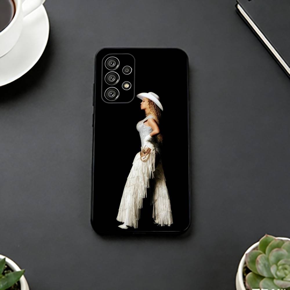 

Beyoncé - Cowboy Carter Phone Case For Samsung S25,S24,S21,S22,S23,S30,Ultra,S20,Plus,Fe,Soft Silicone Black Cover Samsung S24fe