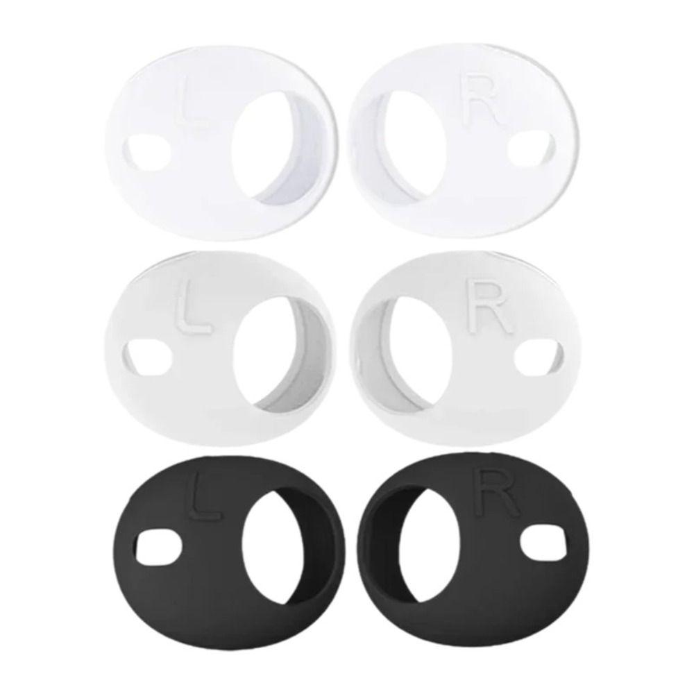 Soft Silicone Ear Tips Anti-Scratch Ultra Thin Earbuds Protective Cover Replacement Non-slip Ear Cover for AirPods Pro 3