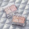 Canmake Lame Mania 02 2.7g Eyeshadow Glitter Shadow Shine Gloss Pearl Two-color Pastel Pink