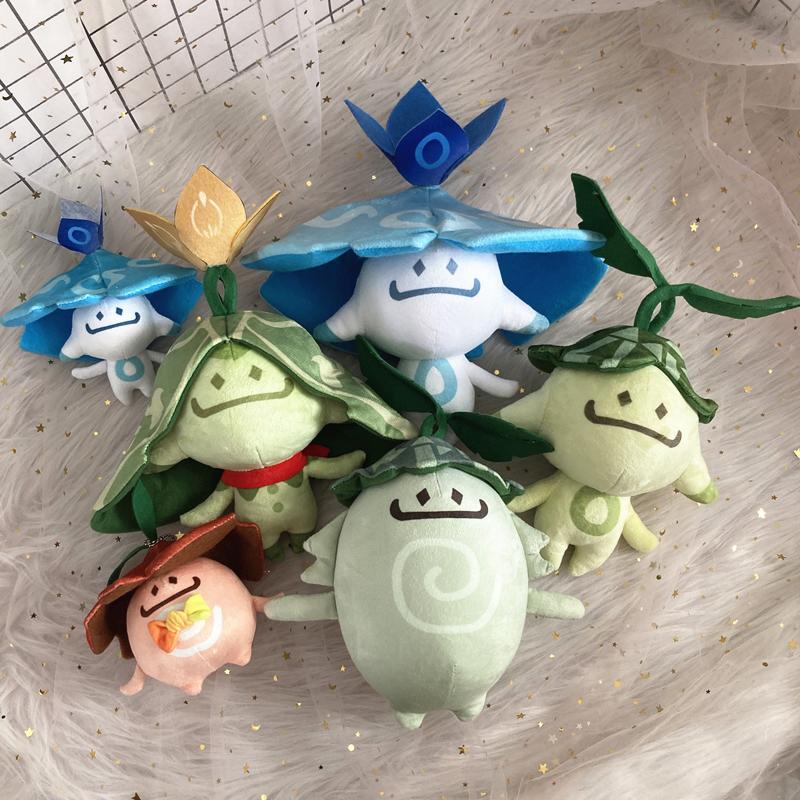 Genshin Impact Sumeru Aranara Plüsch Baumwollpuppe Kissen Cosplay Cartoon Requisiten Zubehör Weihnachtsgeschenk für Kinder