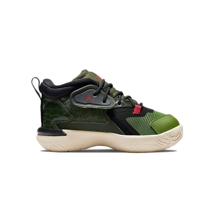 Air Jordan Zion 1 TD Lets Dance Baby Sneakers Green Carbon-Green Asparagus DC2023-300