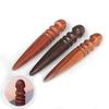 1pc DIY Leather Tool Leathercraft Edge Trimmer Polishing Tool Milling Leather  Multifunction Round Sandalwood Stick