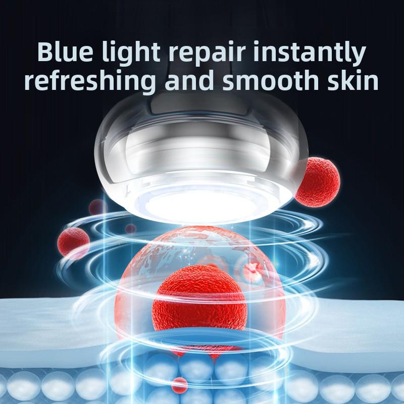 Införande Skönhetsinstrument Maskinstrument Rengöring Ansikte Varm Lyft Massager Foton Återupplivning Skönhetsinstrument