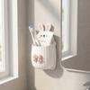 Wall Hanging Toothbrush Storage Rack Self Adhesive Toothpaste Organizer  Dormitory