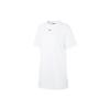(WMNS) Sportswear Essential Logo Embroidery Knitted Short Sleeve Dress White Women's CJ2243-100