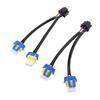 2pcs Headlight Bulb Conversion Wire 9003 H4 TO 9005 9006 Two Harness Headlight Bulb Conversion