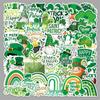 50 St. Patrick's Day Cartoon Graffiti Stickers for Personalized Decoration On Laptops and Luggage