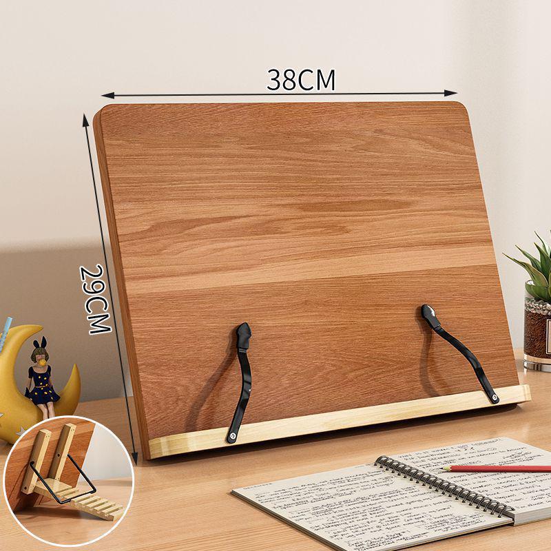 Bamboo Calligraphy & Reading Stand - Adjustable Book Support for Students & Sutra Recitation