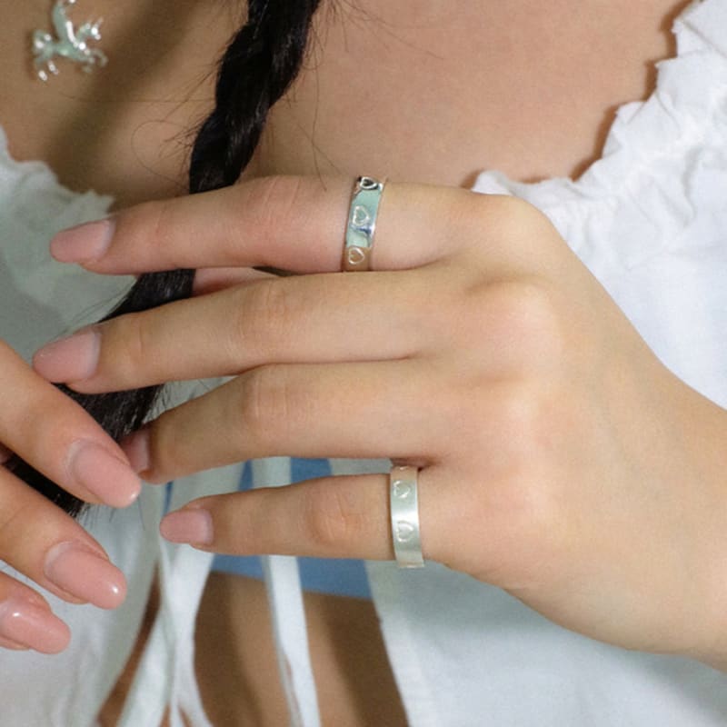 

Pacipick Love Stamp Ring Silver