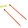Fiberglass Golf Direction Indicator Golf Alignment Stick Golf Swing Corrector Training Aid Rod Yellow A426