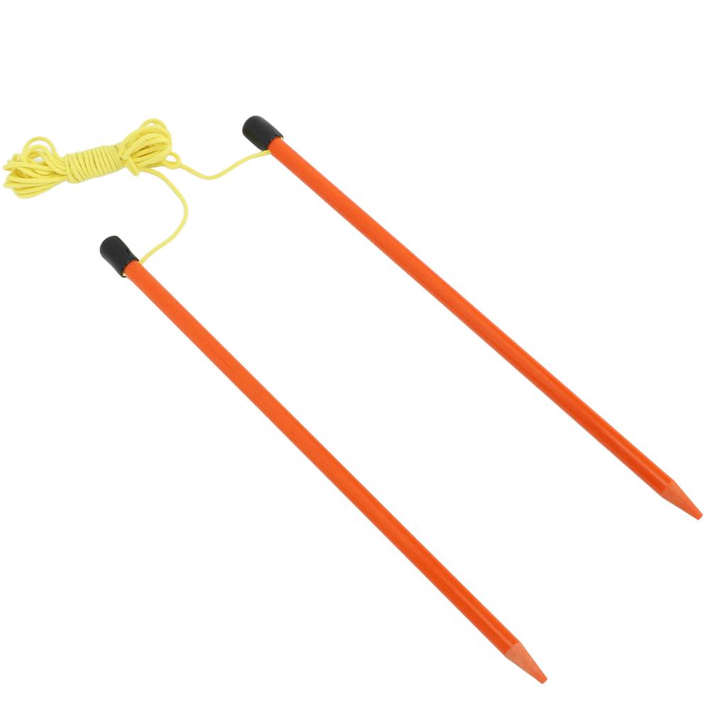 Fiberglass Golf Direction Indicator Golf Alignment Stick Golf Swing Corrector Training Aid Rod Yellow A426
