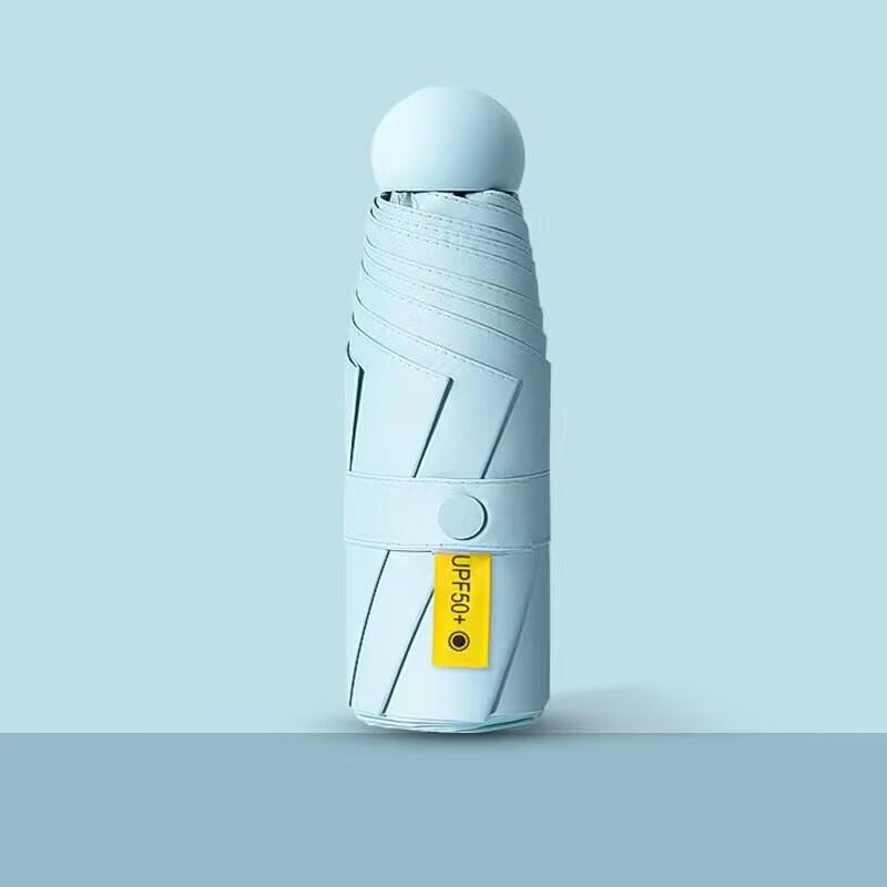 Senmoh 6-Rib Automatic UV Protection Compact Umbrella