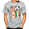 Summer T-Shirt Flag Graphic Tee, Perfect Gift for North American Football Fans & Supporters