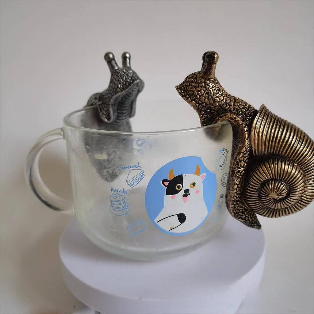 Decoración Viral de Colgante de Caracol para Plantas, Adorno de Animal de Resina para Jardín para el Borde de Maceta, Acento de Hogar en Tendencia