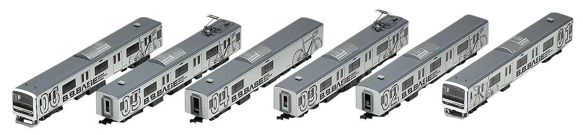 

Tomytec TOMIX N Gauge 209 2200 Series Commuter Train BOSO Bicycle Base Set 98643 Model Train (6 Cars) чёрный