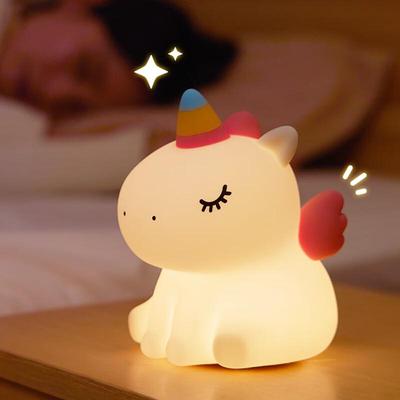 Silicone Unicorn Pat Night Light