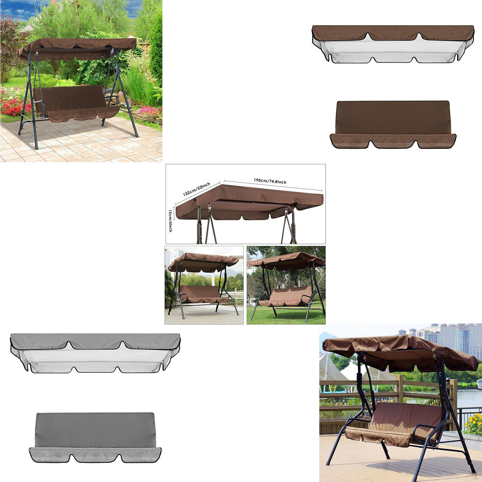 

Набор из 2 сменных навесов для мебели-качелей и чехлов для сидений