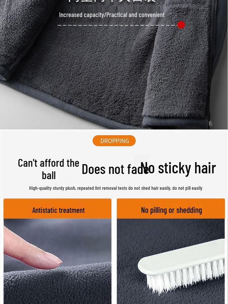 Men's Plush Fleece Stand-Up Collar Sweatshirt: Thickened, Loose-Fit, Plus Size for Autumn/Winter Outdoor Casual Wear