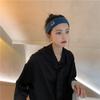 Breathable Elastic Sport Headband Letter Printed Sweat-Absorbent Headscarf  Summer