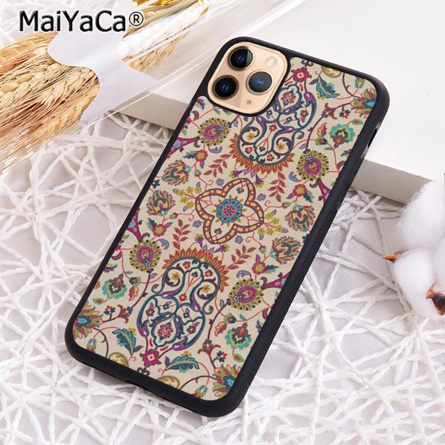 Moroccan Ancient Floral Tiles Phone Case Shell For iPhone 17 Air 12 13 16 pro max 15 14 plus Cover coque