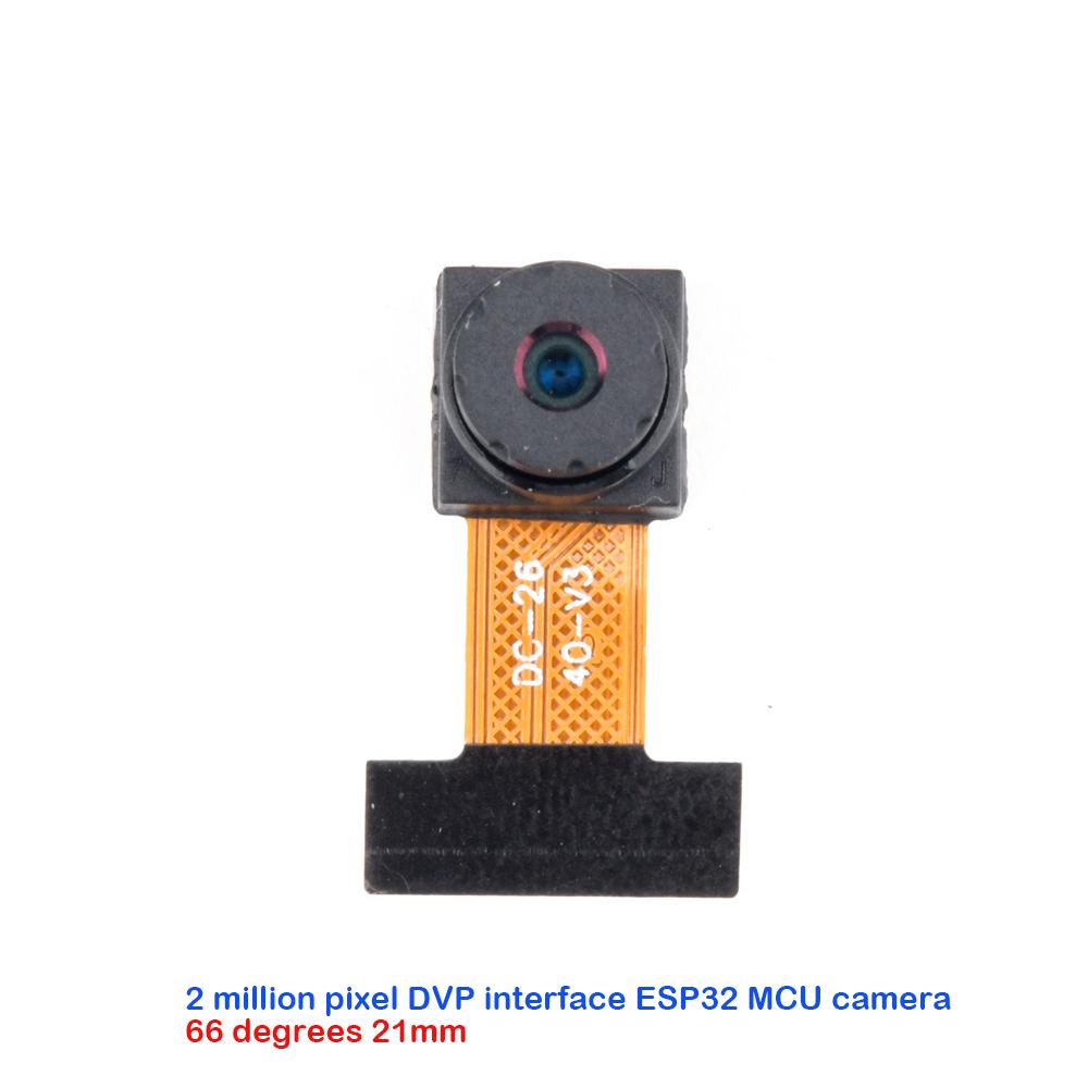 Модуль камеры OV2640 2 мегапикселя DVP-интерфейс ESP32-CAM 66/160 градусов 21/75 мм 24 контакта с шагом 0,5 мм широкоугольный объектив