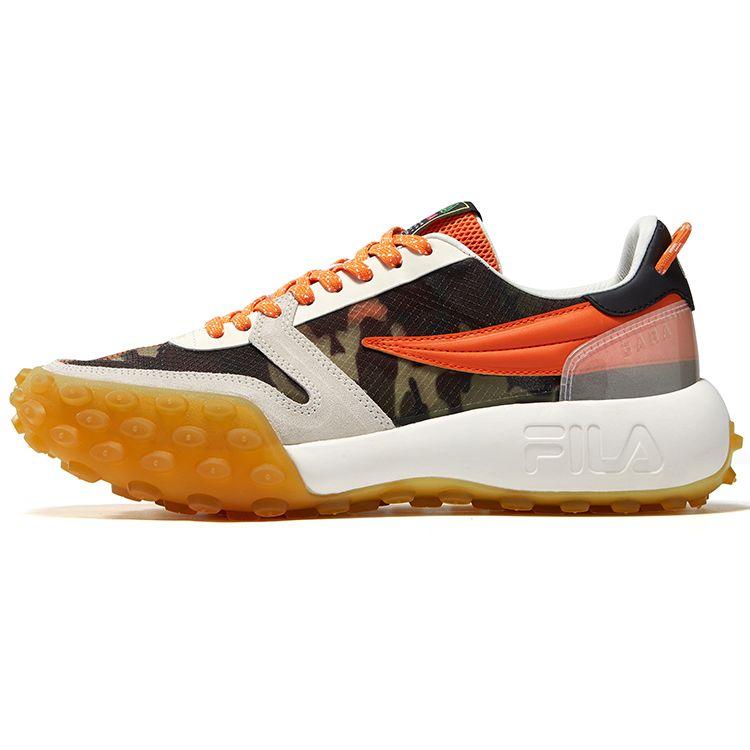 Fila Gara Pioneer Series Limited Edition Camouflage Low-Top Dad Shoes Men Sneaker Garden-Green F12M124165FGC