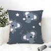 Children'S Cartoon Animal Painting Pillow Case Linen Pillow Case Sofa Home Decor Cushion Cover Cushion Cove