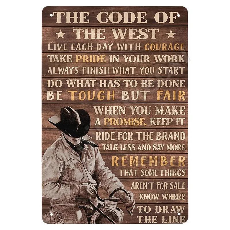 West Cowboy Tin Sign, I'm Your Huckleberry Vintage Metal Sign, Wall Art Poster, Dominic Sign for Bar, Garage, Cafe, Decor