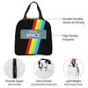 ZX Spectrum Keyboard Retro Art Insulated Lunch Bag for Women Children Portable Food Boxes Thermal Lunch Box Tote