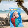 Customizable Personalized Beach Towels CoComelon - Dance Party Themed designs.Suitable for the Beach, Yoga, Sports;ideal As Beach Accessories