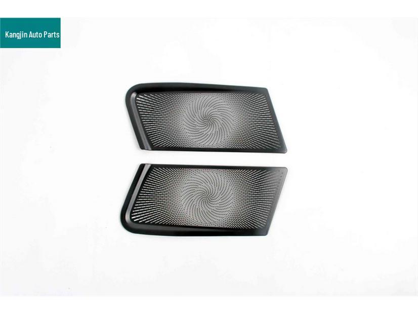 Buick Encore Interior Front Speaker Cover - Black Titanium Stainless Steel