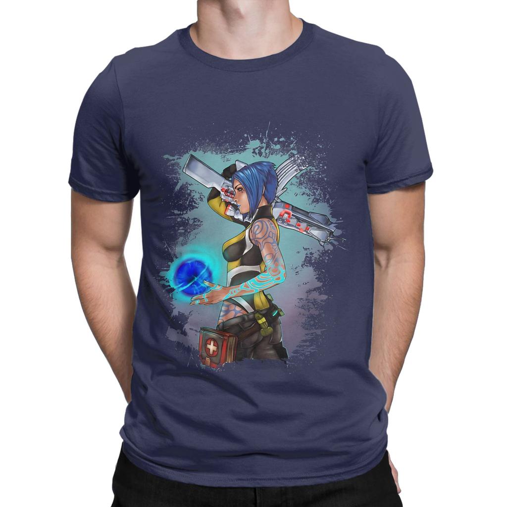 bBorderlands the Siren Splatter Tee Graphic 100 Cotton TShirt bBorderlands Tops Tees For Unisex