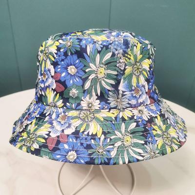 Floral Fisherman Hat Men and Women Fashionable Summer Sun Hat Tie Dye Sun Hat Basin Hat Folding