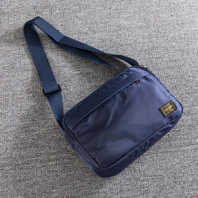 Japanese Minimalist Men's Casual Crossbody Bag - Oxford Cloth Shoulder Bag in Workwear Style