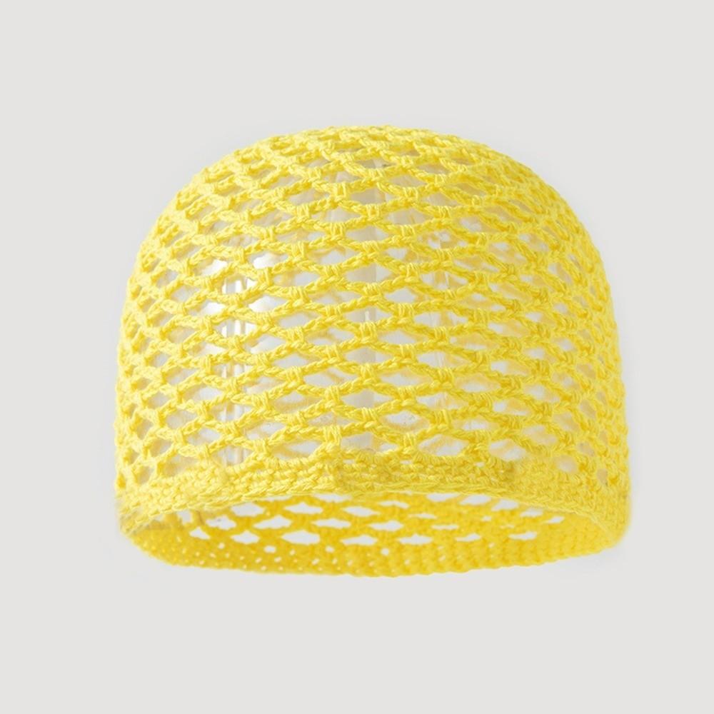 Cappello lavorato a maglia traforato Cappello all'uncinetto traforato Berretto alla moda Donna