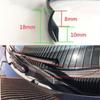 Car Ageing Rubber Seal Strips Under Front Windshield Panel for Peugeot 206 307 406 407 207 208 308 508 2008 3008 4008 6008 301