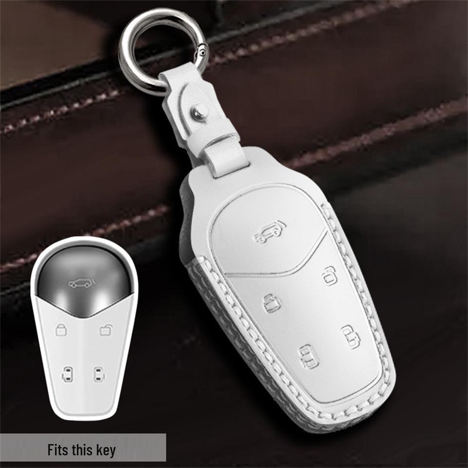2024 Lantu Dreamer Chasing Light PHEV/EV Key Cover - Full Leather Shell with Buckle