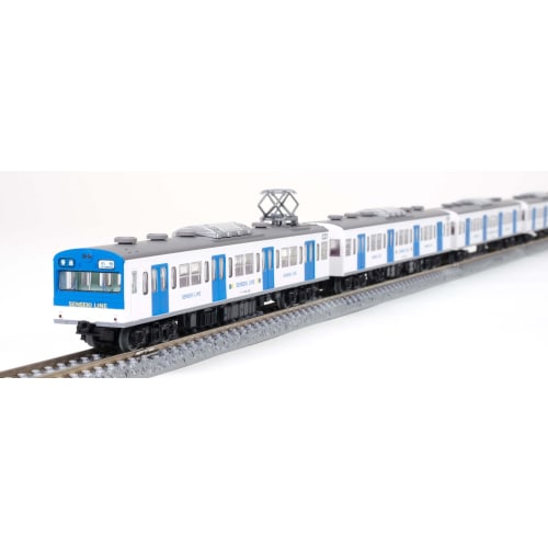 Tomytec Railway Collection, JR 103 Series Senseki Line Renewal Car, New Paint, 4-Car Set, Diorama Supplies, 336754
