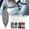 Car Seat Back Hook Leaf-Shaped Design Strong Load-bearing Simple Installation Automotive Seat Back