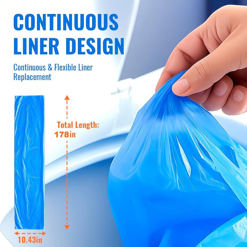Temu Odor-Blocking Diaper Pail Refills Compatible with Genie