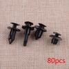 91503SZ3003 91512SM4003 521610 21030249 80pcs/set Body Bumper Push Retainer Pin Fender Trim Moulding Clip Rivet Universal